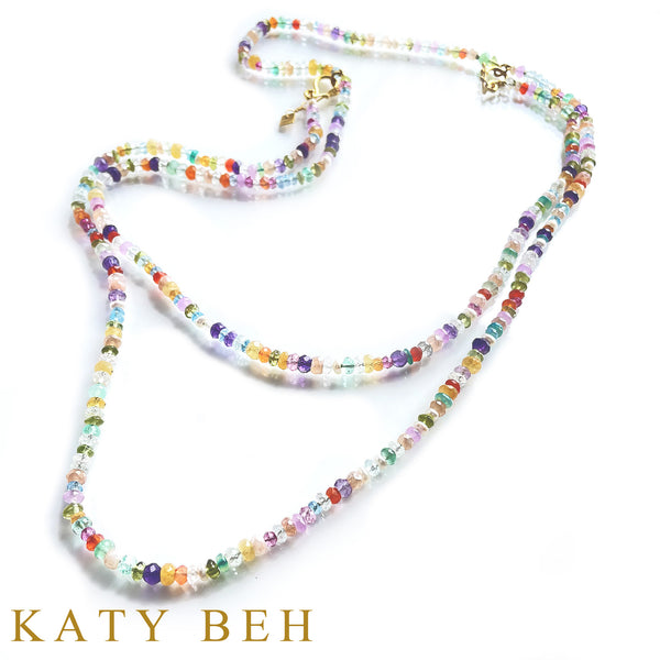 Geneva Fancy Semi-Precious Gemstone Necklace