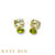 Niko Green Amethyst and Peridot Earrings